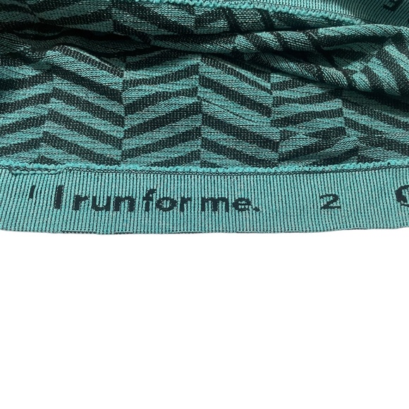 Lululemon 2 Aqua Striped Razorback Tank, Soft - Picture 3 of 8